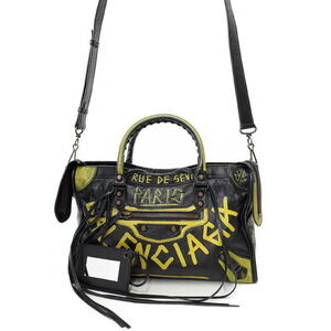 Balenciaga Graffiti Classic City Shoulder Bag